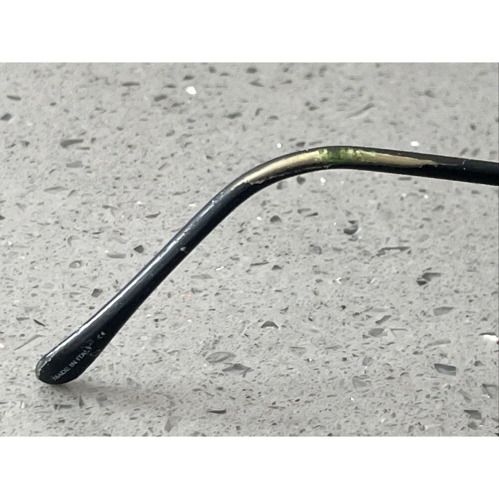 GANT Black rim eyeglasses frames only Charter G-353 Marine 50-23 Italy designer